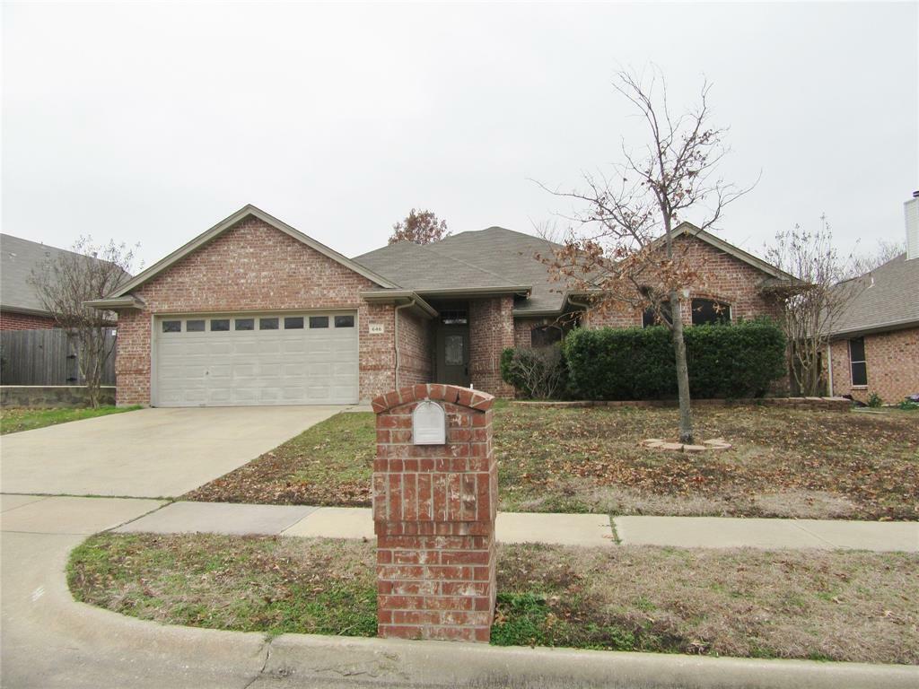 Property Photo:  646 W Park Drive  TX 76248 