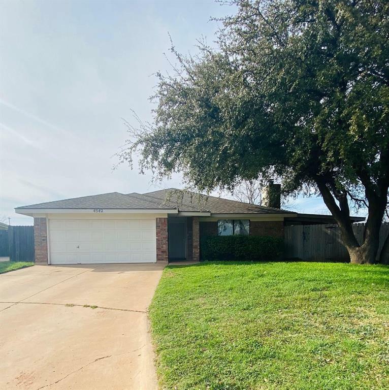 Property Photo:  4542 Cole Drive  TX 79606 