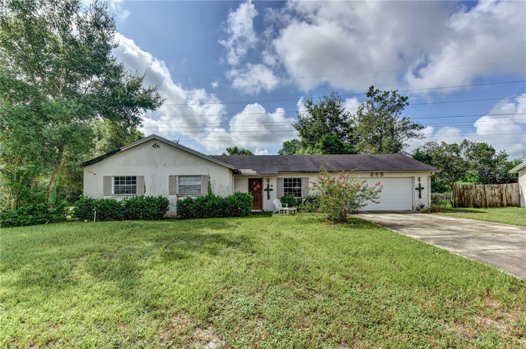 Property Photo:  649 S Glancy Drive  FL 32725 