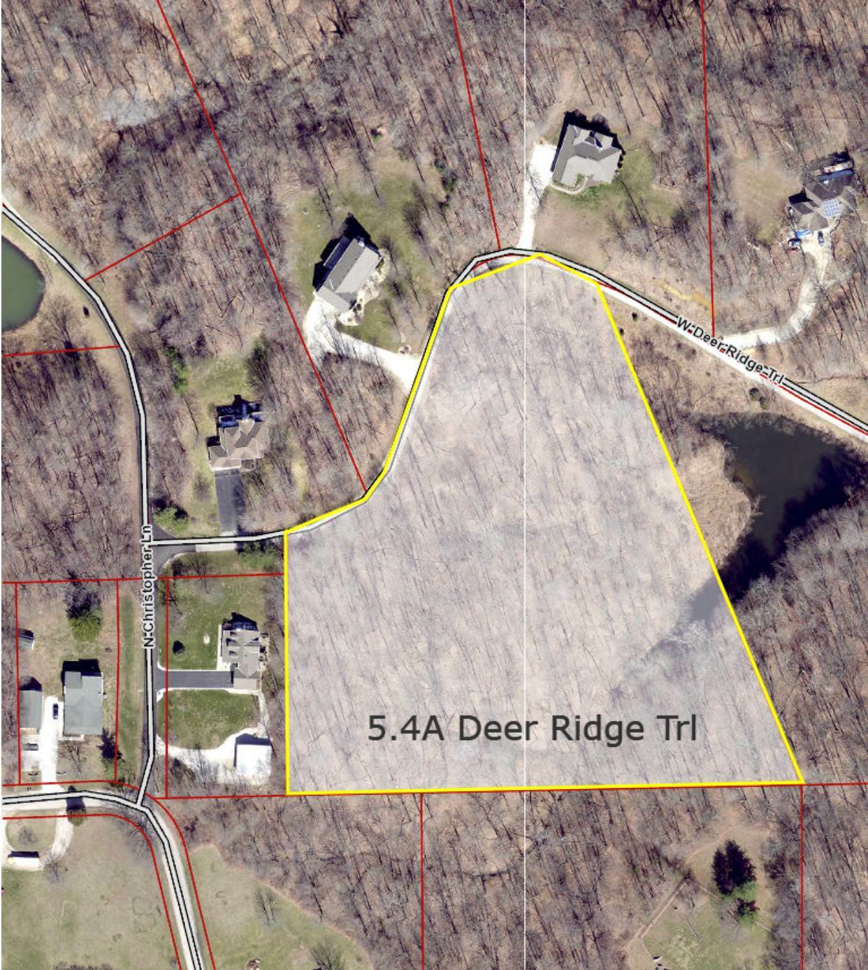 Property Photo:  5.4a W Deer Ridge Trail  IN 46151 