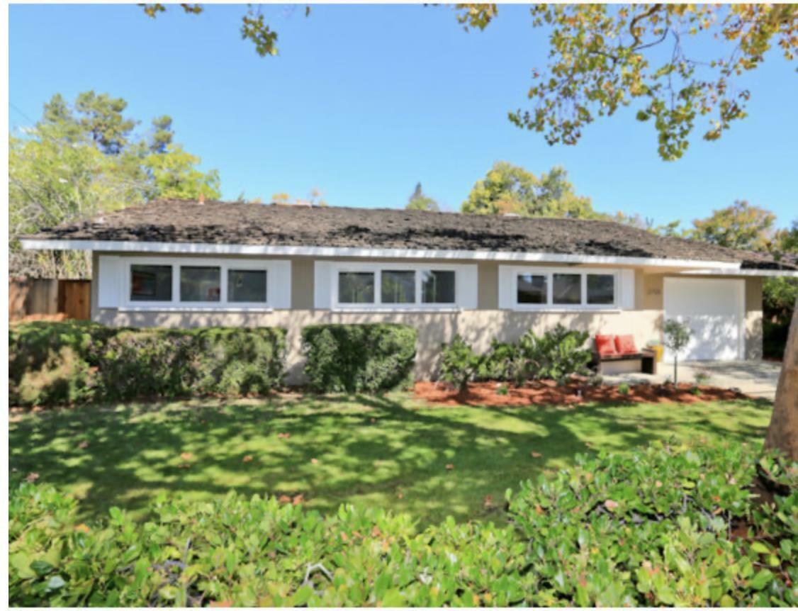 Property Photo: 2158 Jardin Drive CA 94040