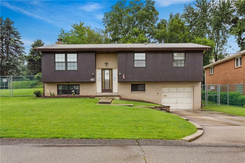 Property Photo: 815 Dunblane St PA 15110