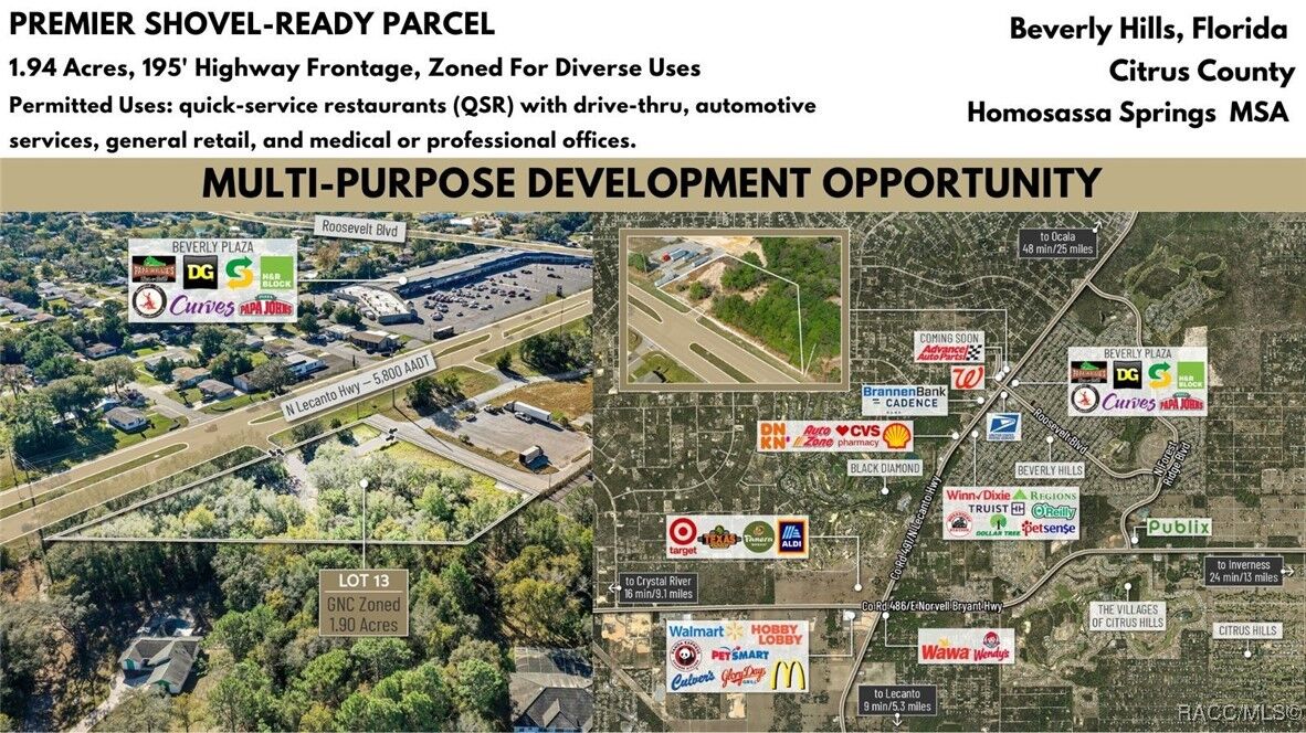 Property Photo: 00 N Modelwood Drive FL 34465