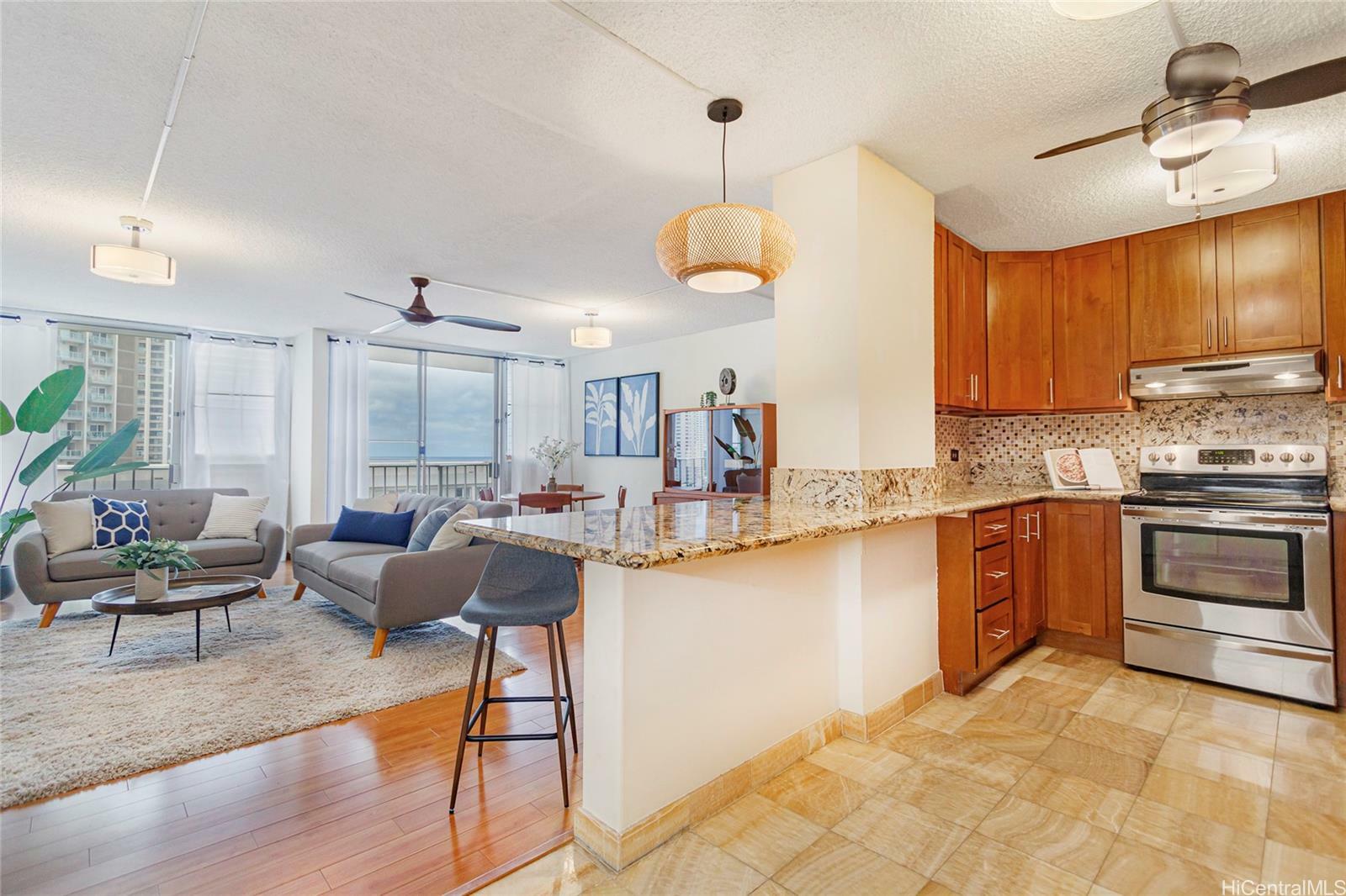 Property Photo:  1617 Kapiolani Boulevard 1806  HI 96814 