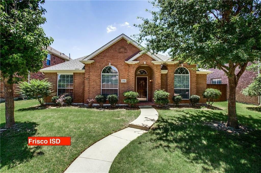 Property Photo:  2981 Hancock Drive  TX 75033 