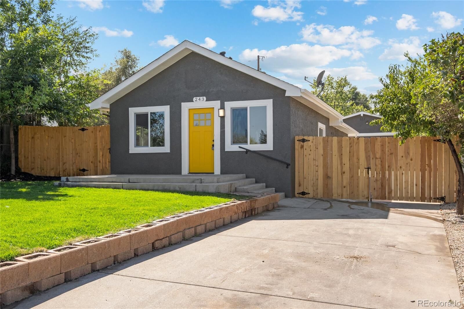 Property Photo: 243 S Osceola Street CO 80219