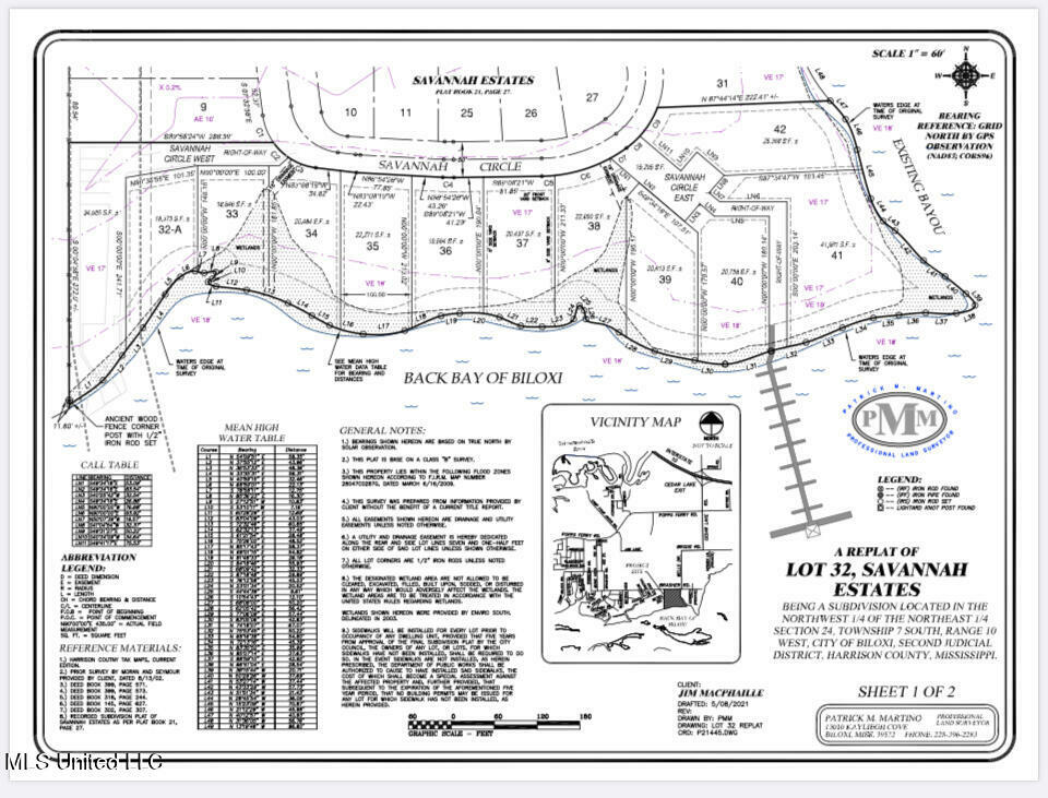 Property Photo:  Lot 33 Savannah Estates Boulevard  MS 39532 