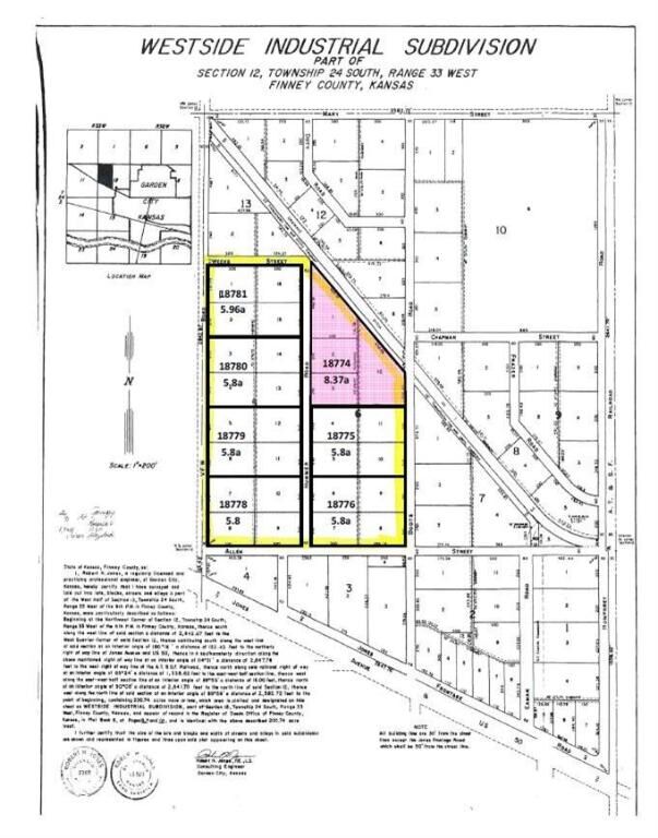 Property Photo: 0 Boots Rd. Lot 1,2,3,12 Blk 6 KS 67846