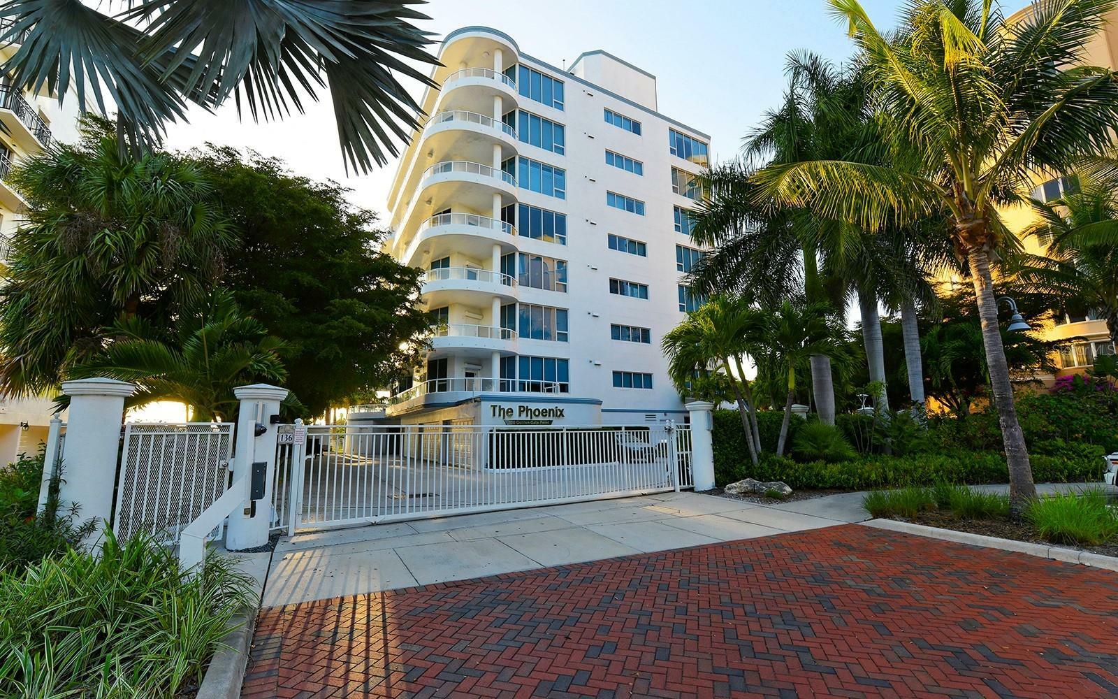 Property Photo: 136 Golden Gate Point Point E 402 FL 34236