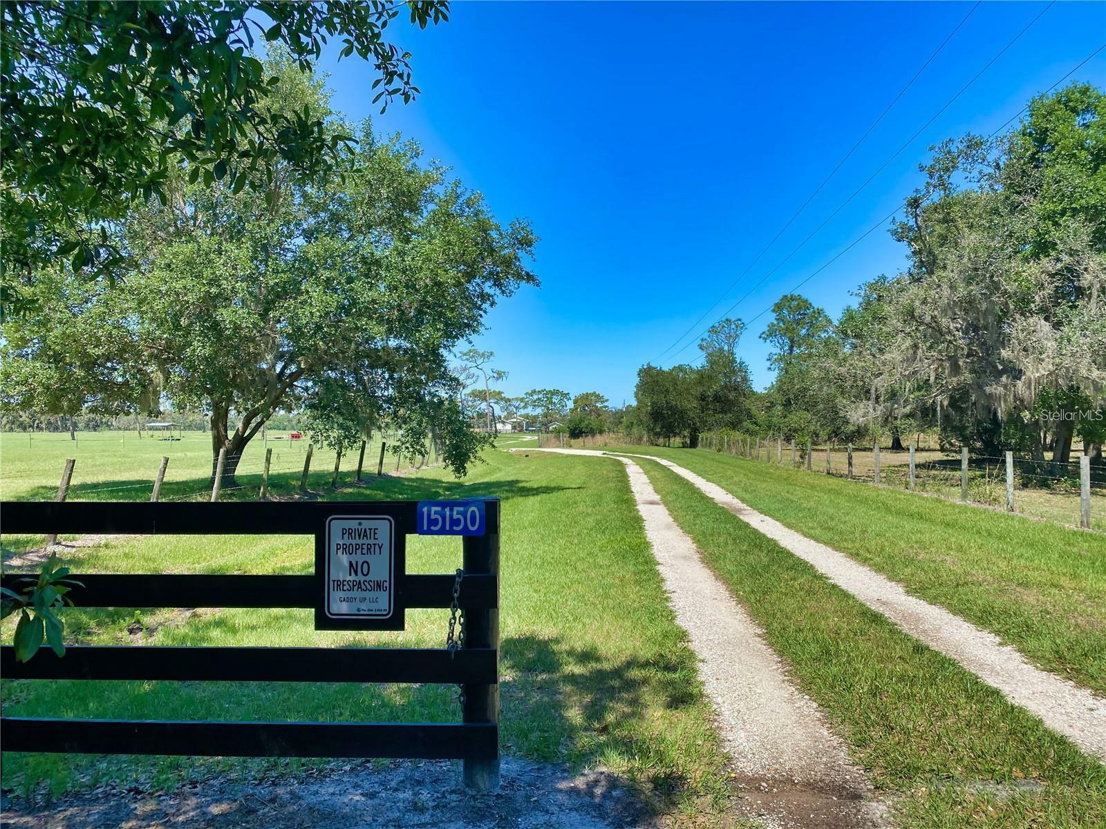 Property Photo:  15111 Gaddy Up Ranch Road  FL 34240 