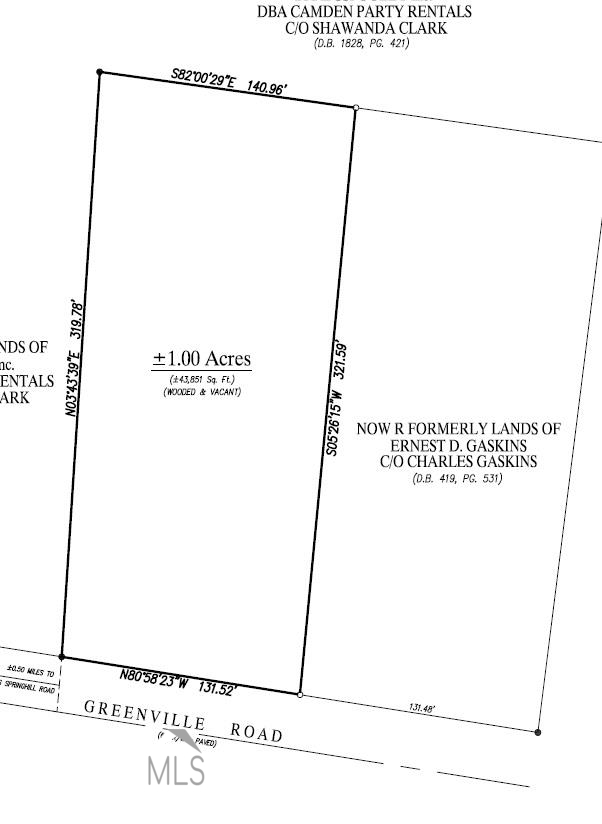 Property Photo: 0 Greenville Road GA 31548