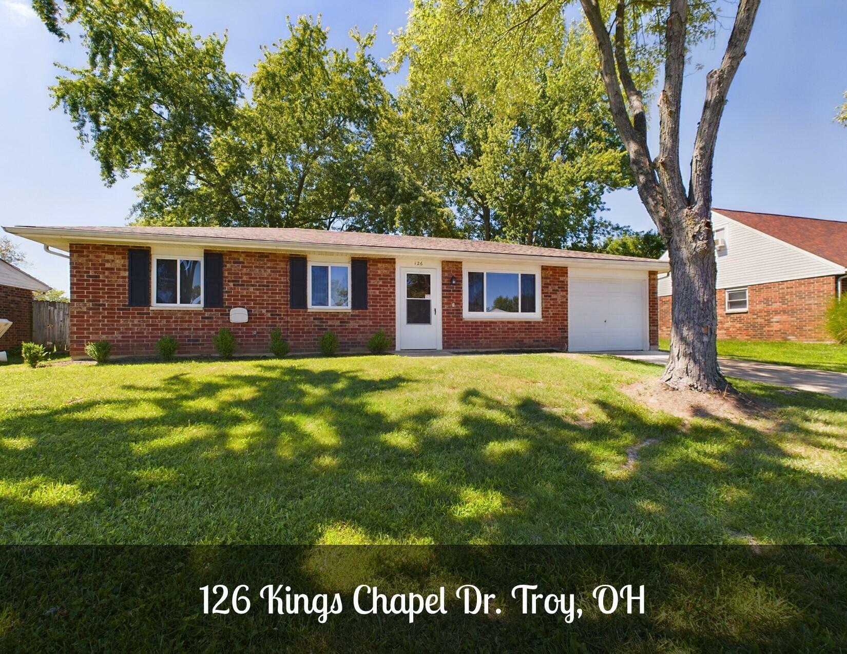 Property Photo:  126 Kings Chapel Drive  OH 45373 