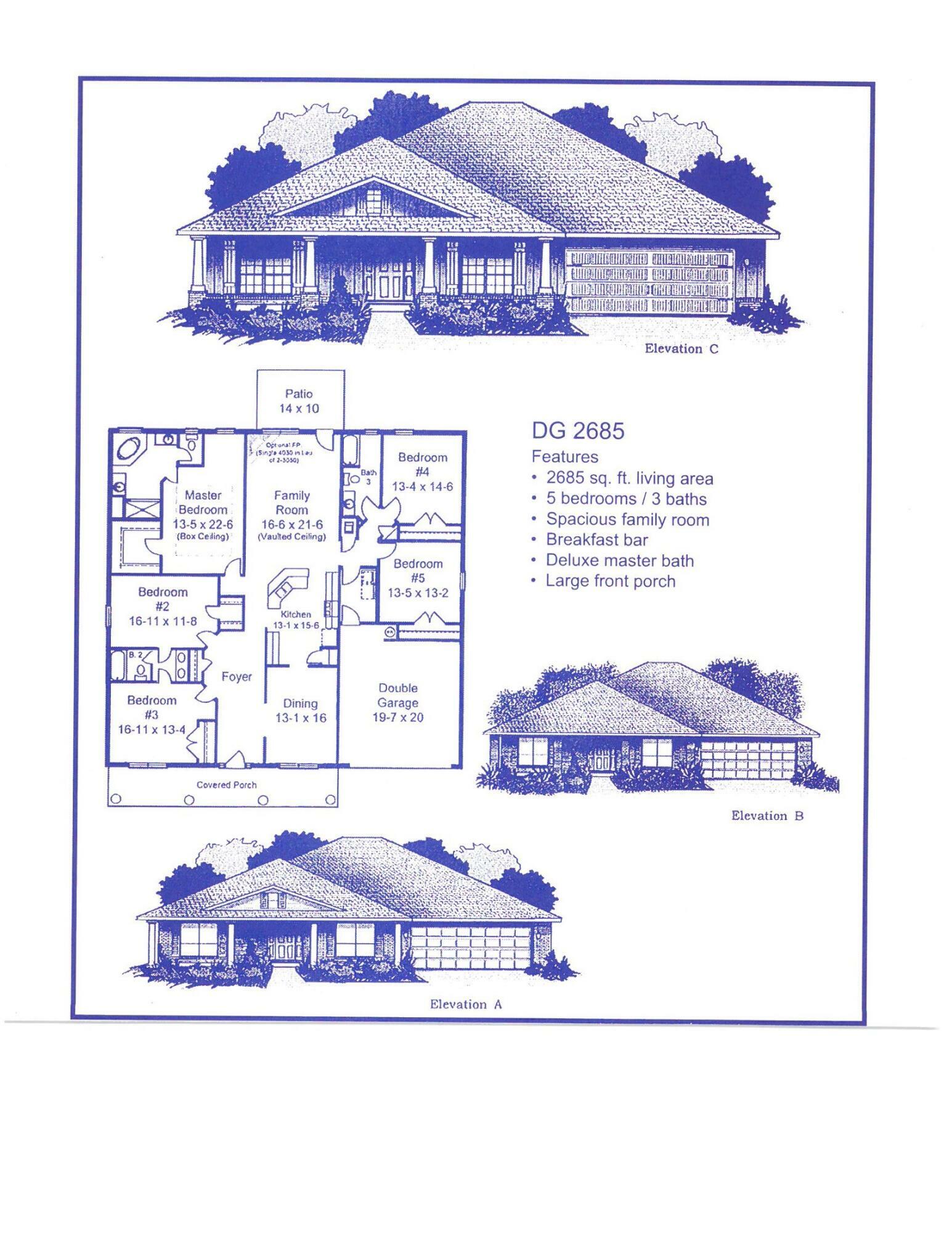 Property Photo: 2635 Prominence Lane FL 32536
