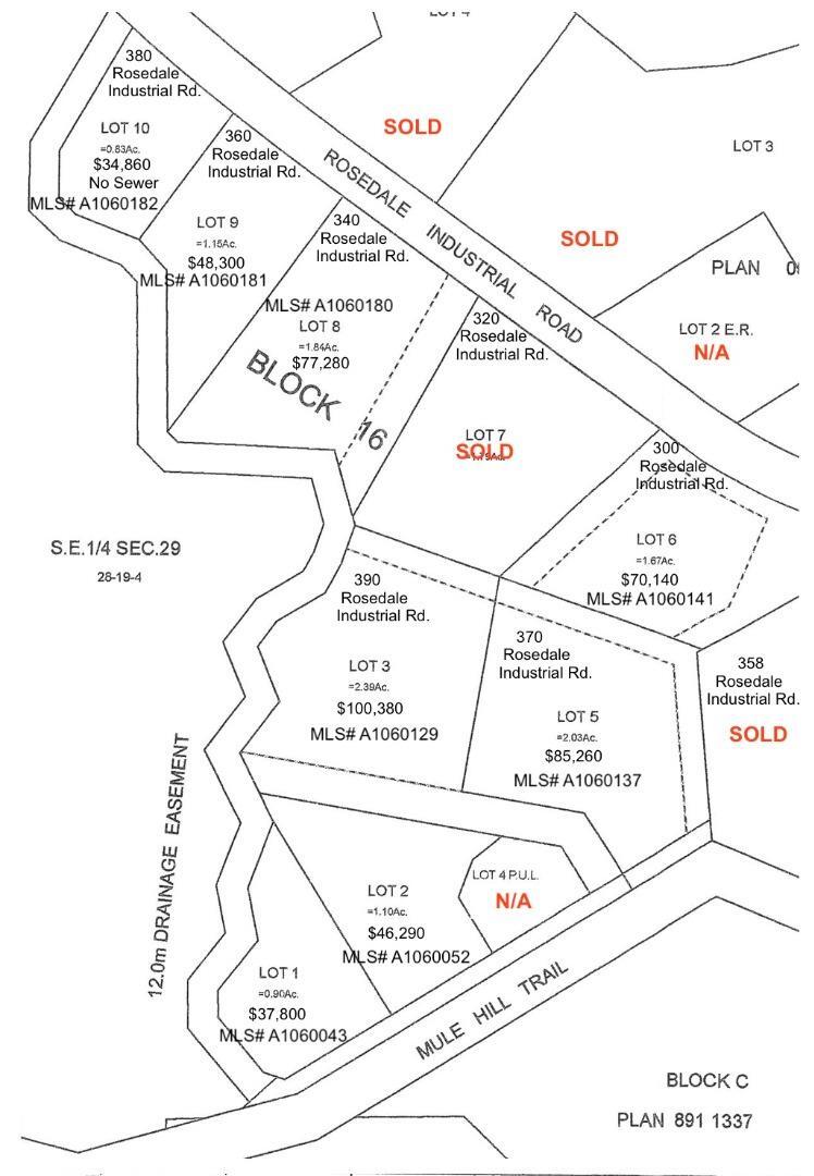 Property Photo: Lot 3 390 1 Street North Road AB T0J 0Y0