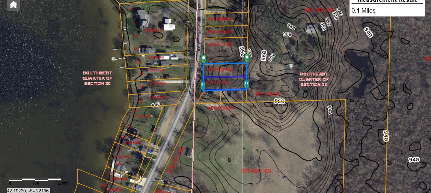 Property Photo:  0 Wolf Lake Rd.  MI 49240 