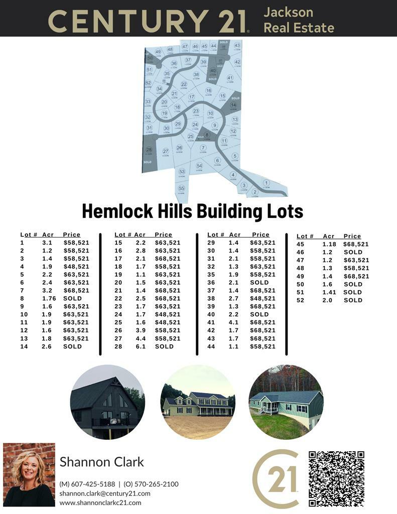 Property Photo:  Lot 7 Hemlock Hills Rd  PA 18848 