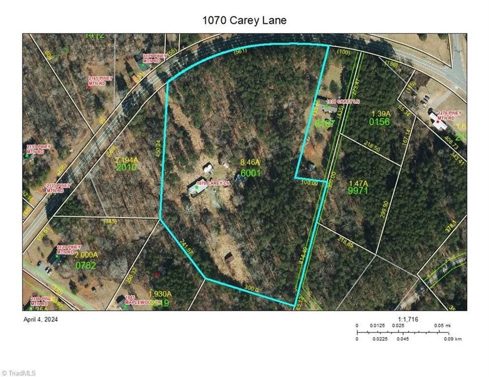 Property Photo:  1070 Carey Lane  NC 27052 