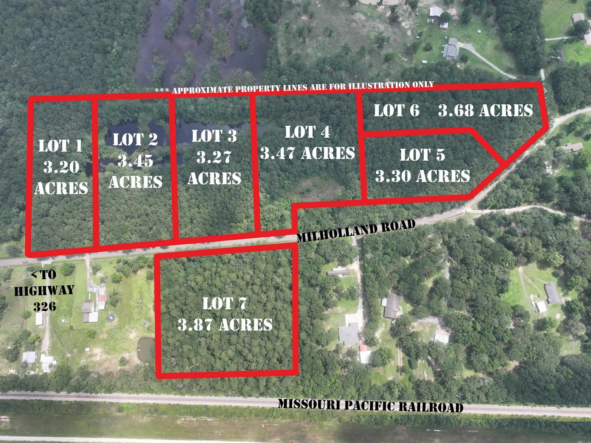 Property Photo:  Lot 5 (Tbd) Millholland Rd.  TX 77659 