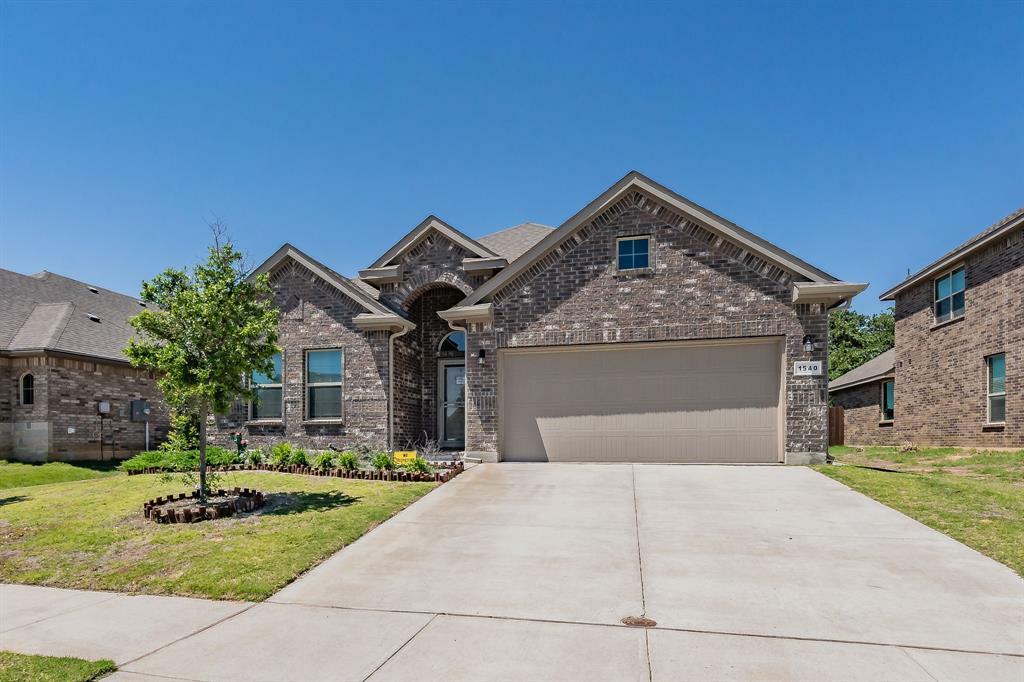 Property Photo:  1540 Seabiscuit Drive  TX 76049 