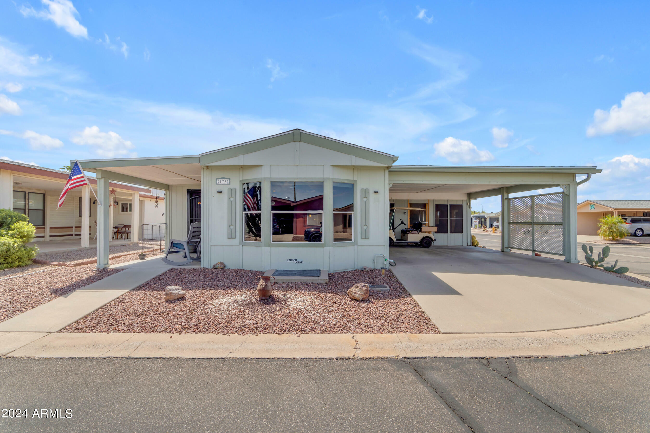 Property Photo:  3500 S Tomahawk Road 178  AZ 85119 