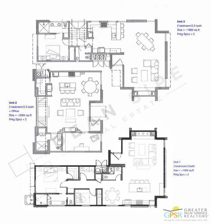 Property Photo: 215 W Via Olivera Unit 3 CA 92262