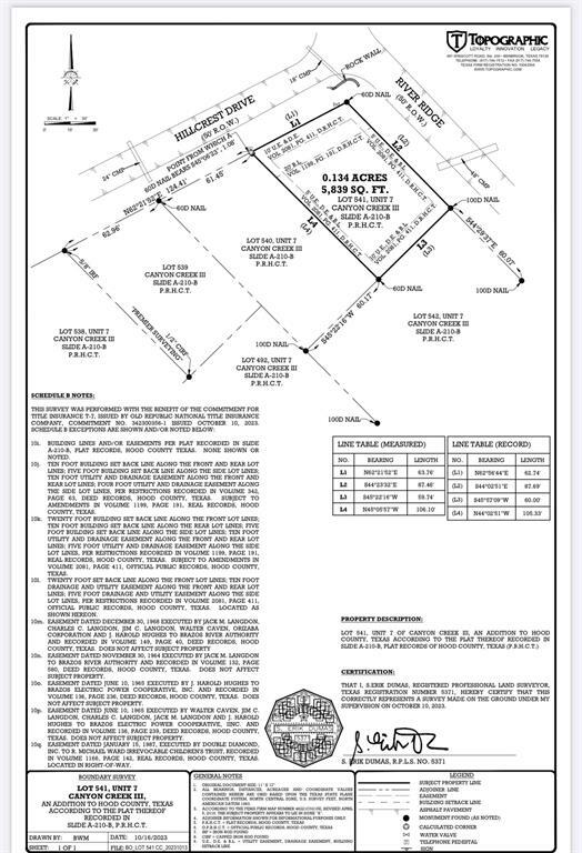 Photo de la propriété:  2623 Hillcrest Drive  TX 76048 