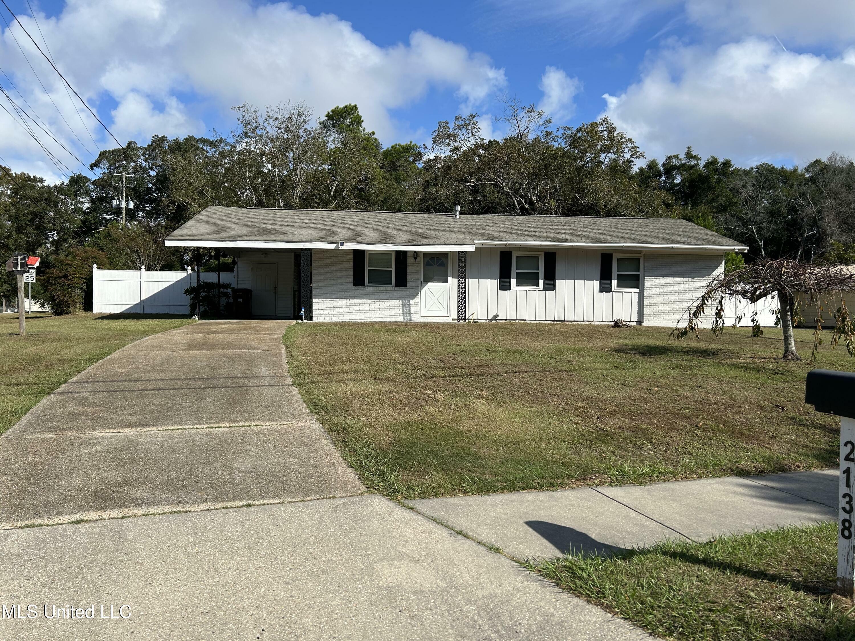 Property Photo:  2138 Alice Drive  MS 39531 