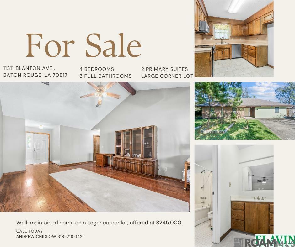 Property Photo: 11311 Blanton Ave LA 70817