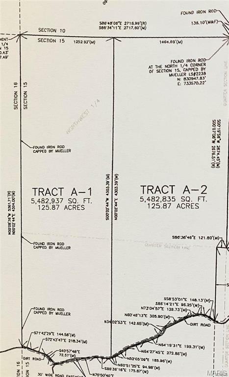 Property Photo: 0 125.87ac Tract A-2 Clear Creek Road MO 63071