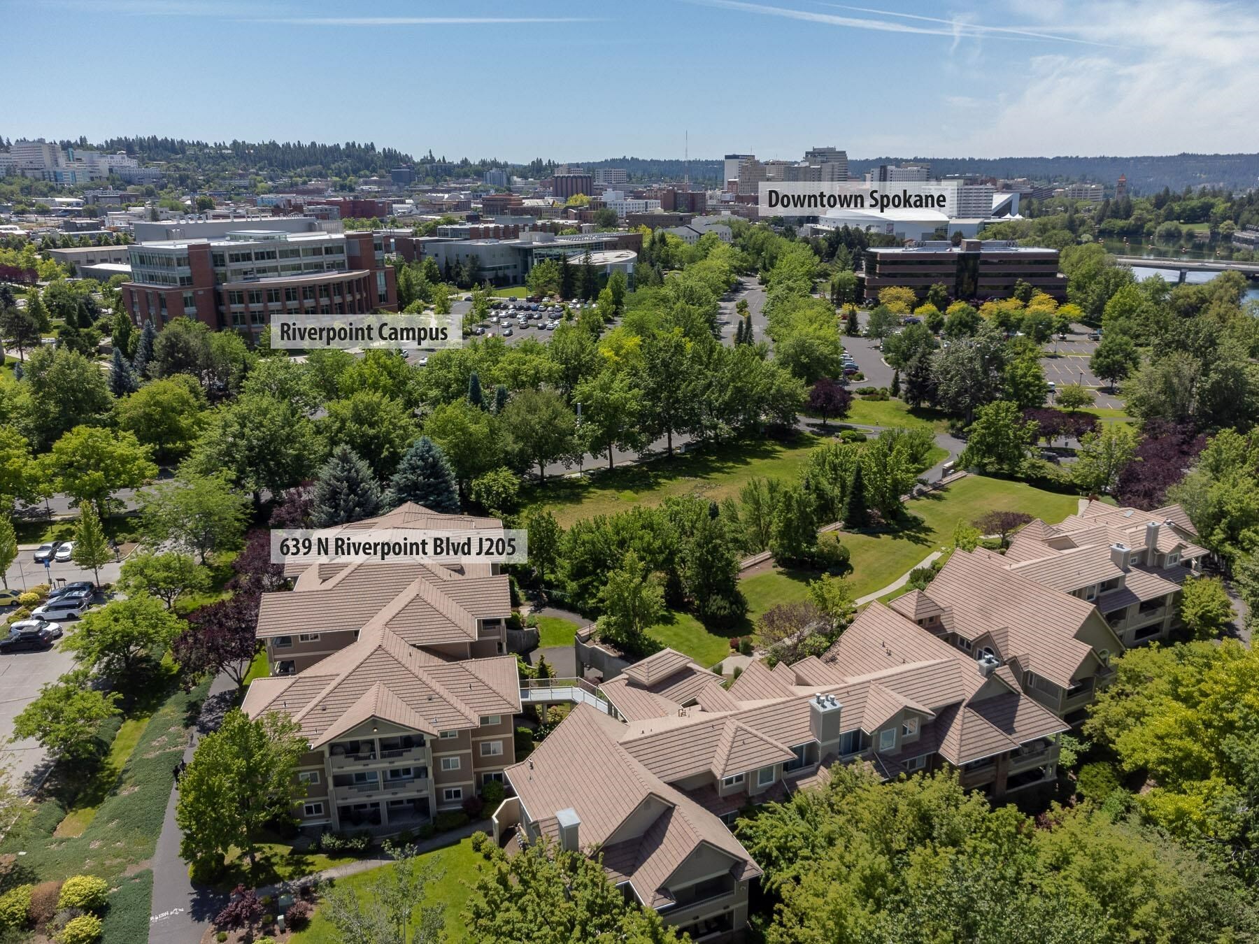 Property Photo:  639 N Riverpoint Unit J205 Blvd J205  WA 99202 