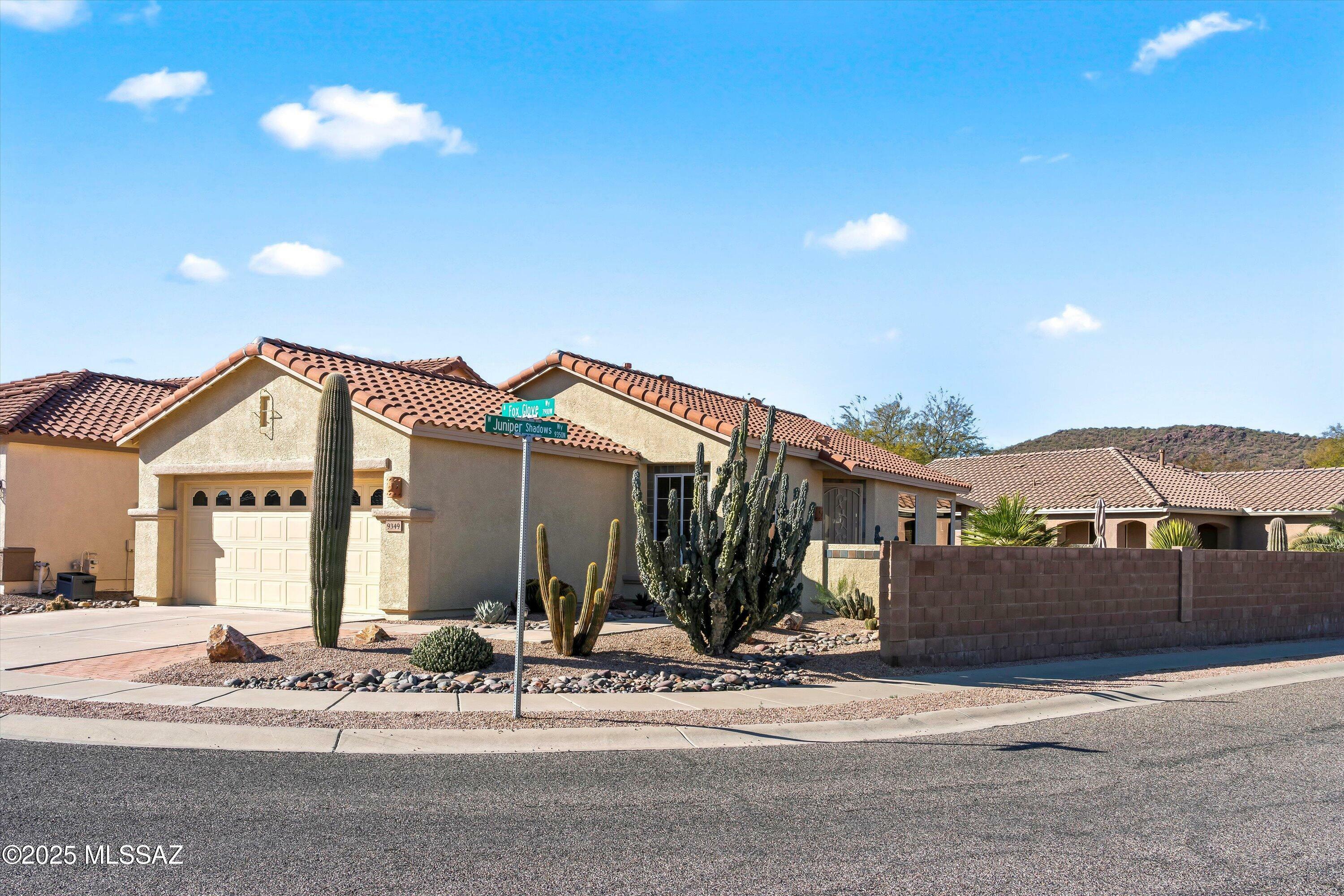 Property Photo: 9349 N Fox Glove Way AZ 85743