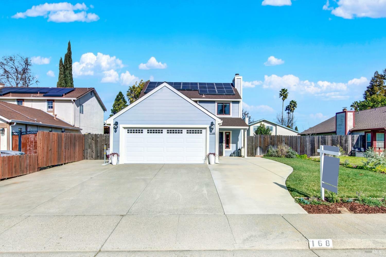 Property Photo:  168 Persimmon Circle  CA 95687 