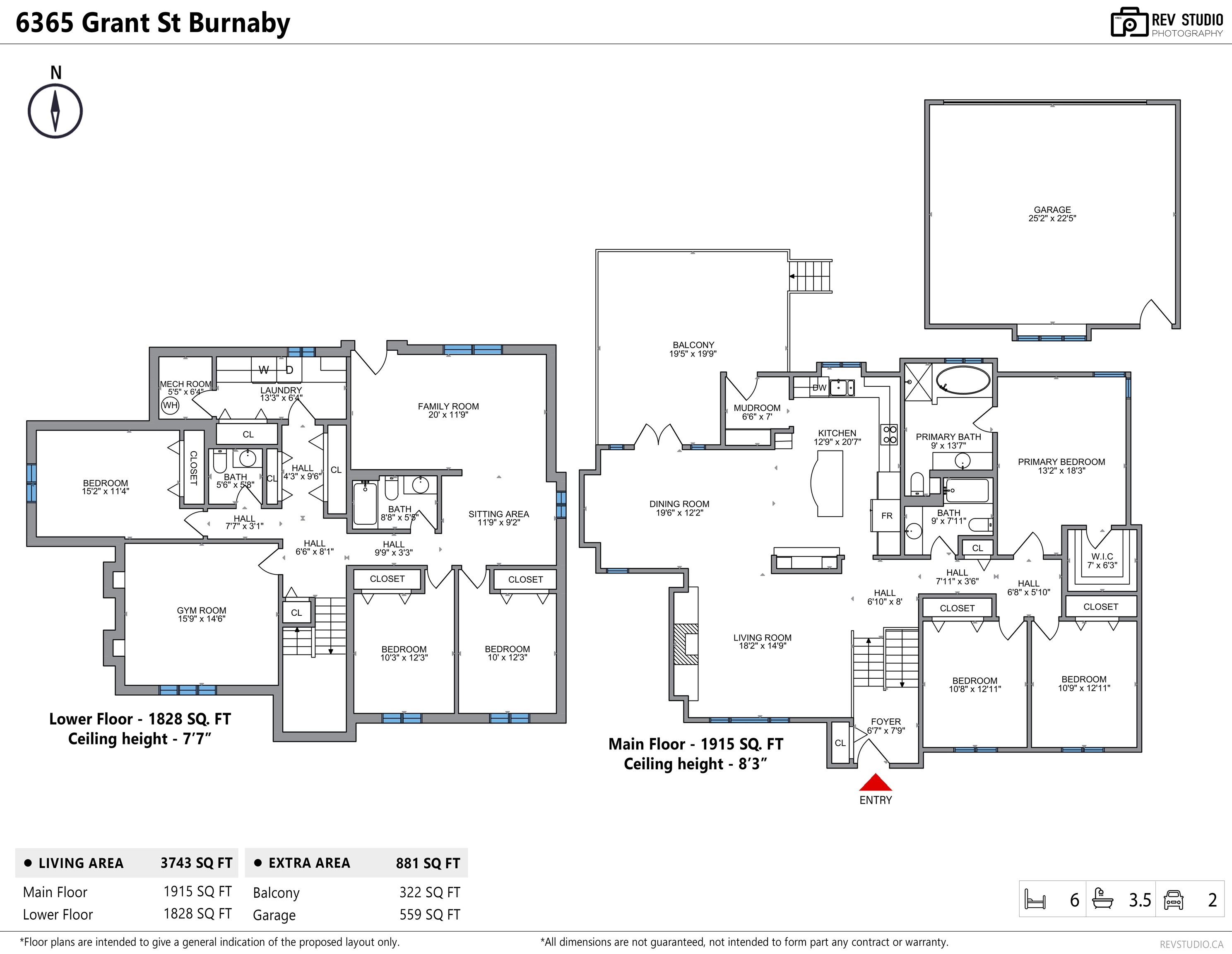 Property Photo:  6365 Grant Street  BC V5B 2K7 