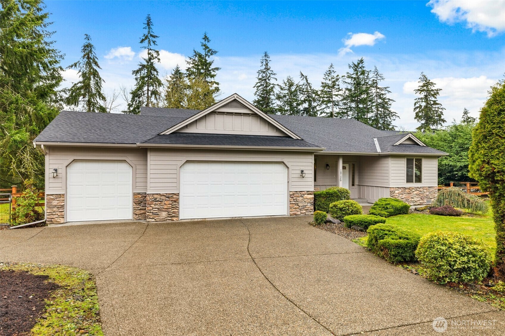 Property Photo:  18126  Rhodes Lake Road E  WA 98391 