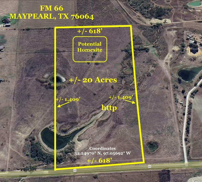 Property Photo: 20 Acres Fm-66 Highway TX 76064