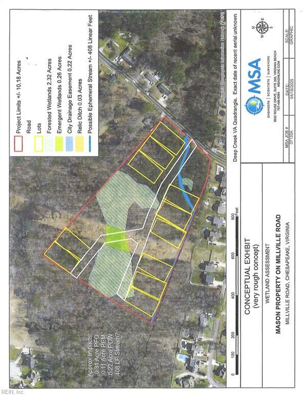 Property Photo: 10 Ac Millville Road VA 23320