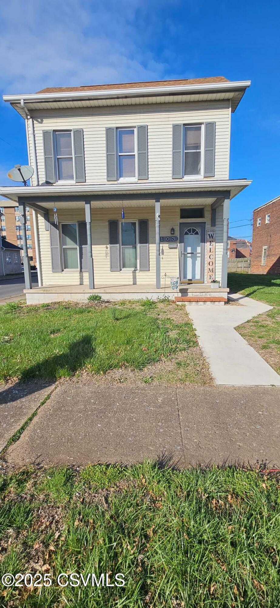 Property Photo: 103 Lower Market Street PA 17847