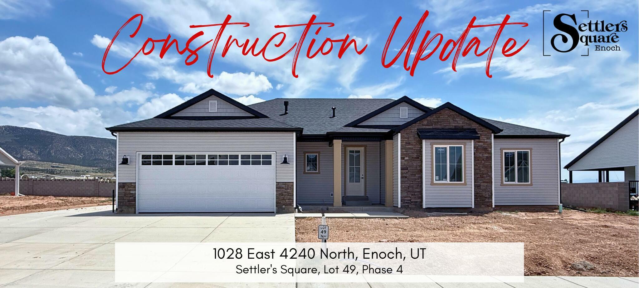 Property Photo: 1028 E 4240 N (Lot 49 Phs 4 Settlers Square) UT 84721