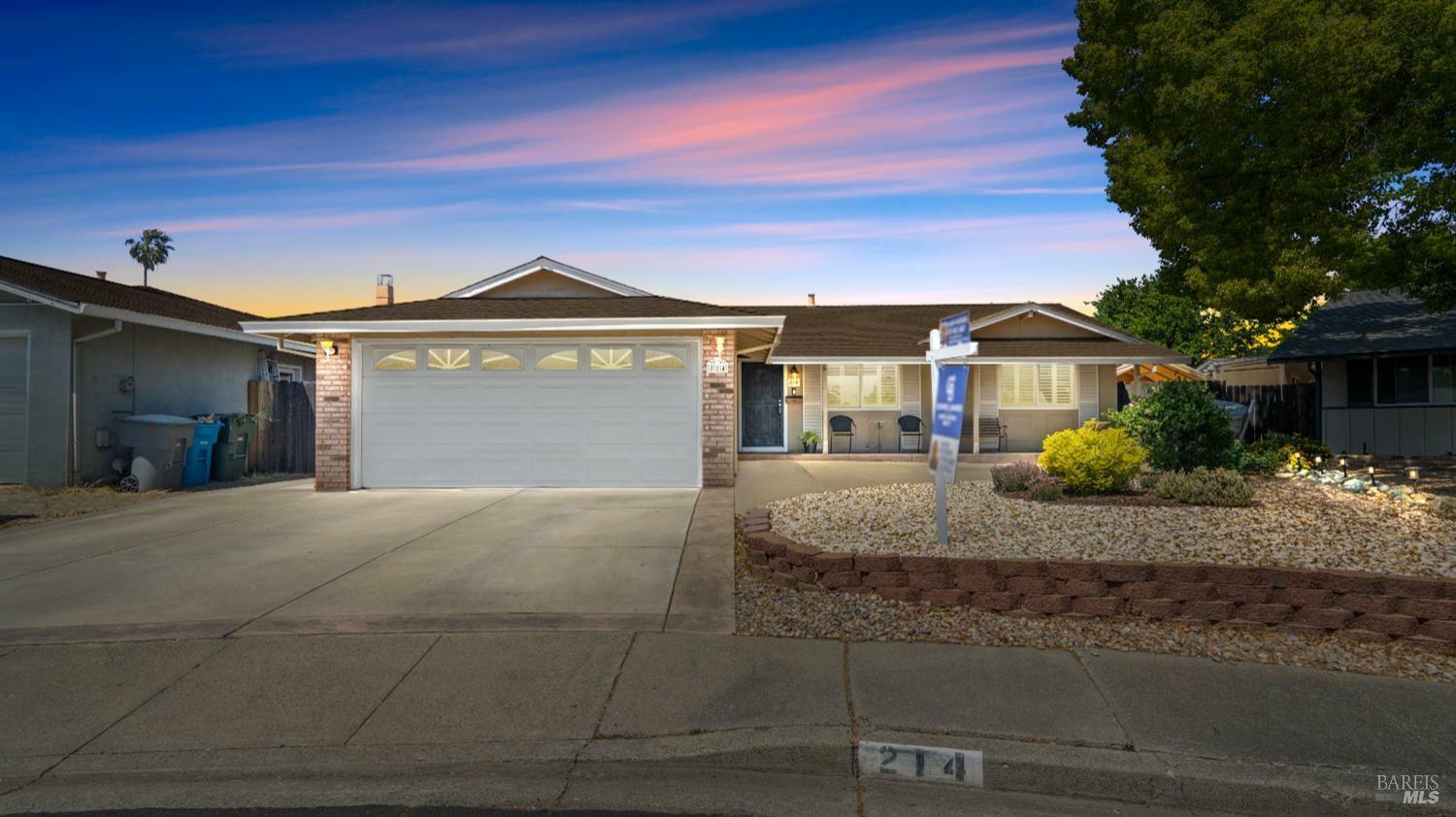 Property Photo: 214 Arrowhead Drive CA 95687