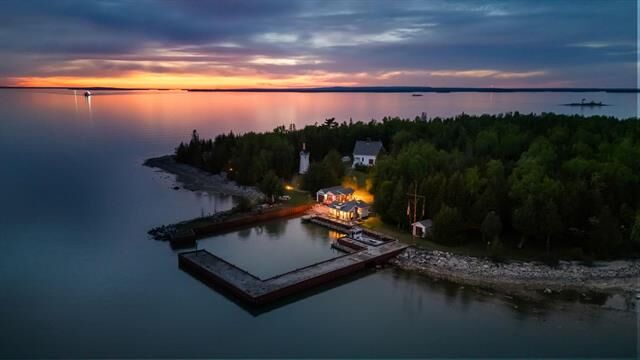 Property Photo:  21500 S Pipe Island  MI 49725 
