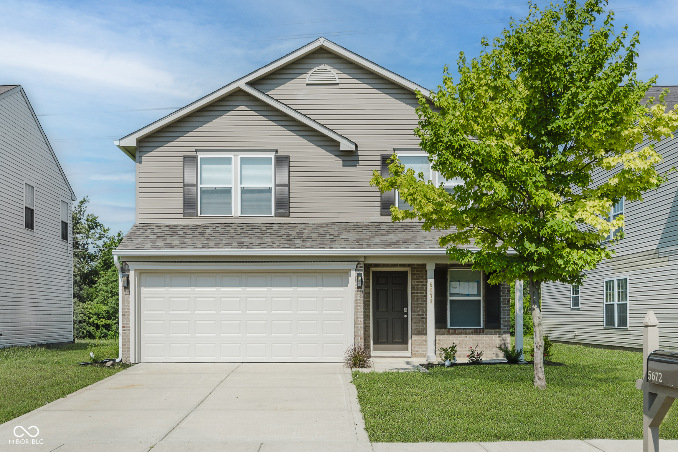 Property Photo: 5672 High Timber Lane IN 46235
