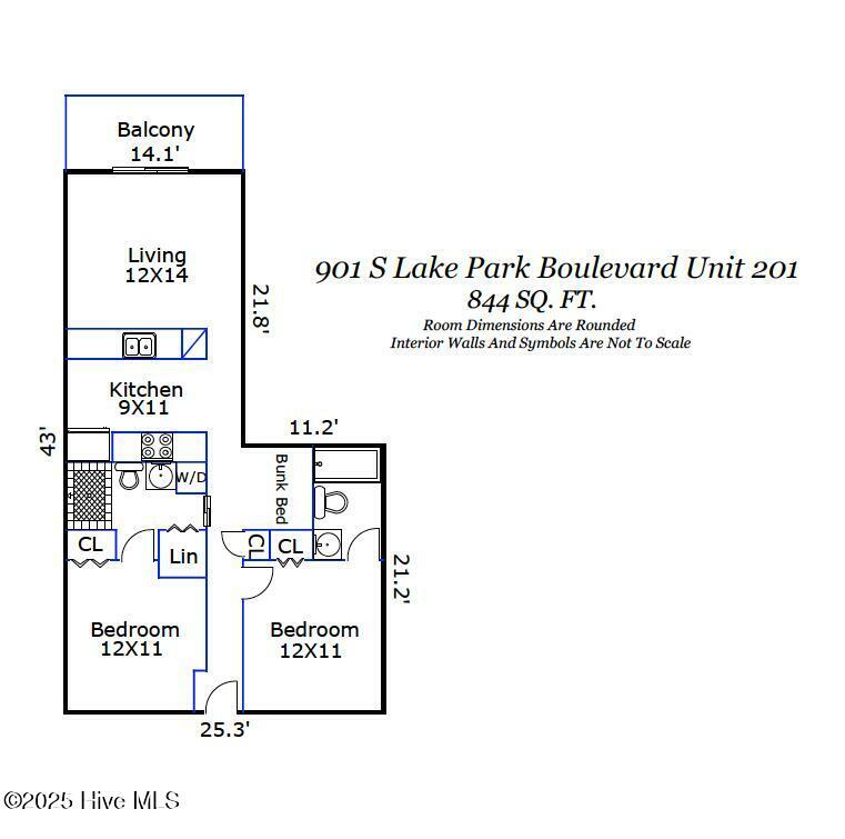 Property Photo: 901 Lake Park Boulevard S Unit 201 NC 28428