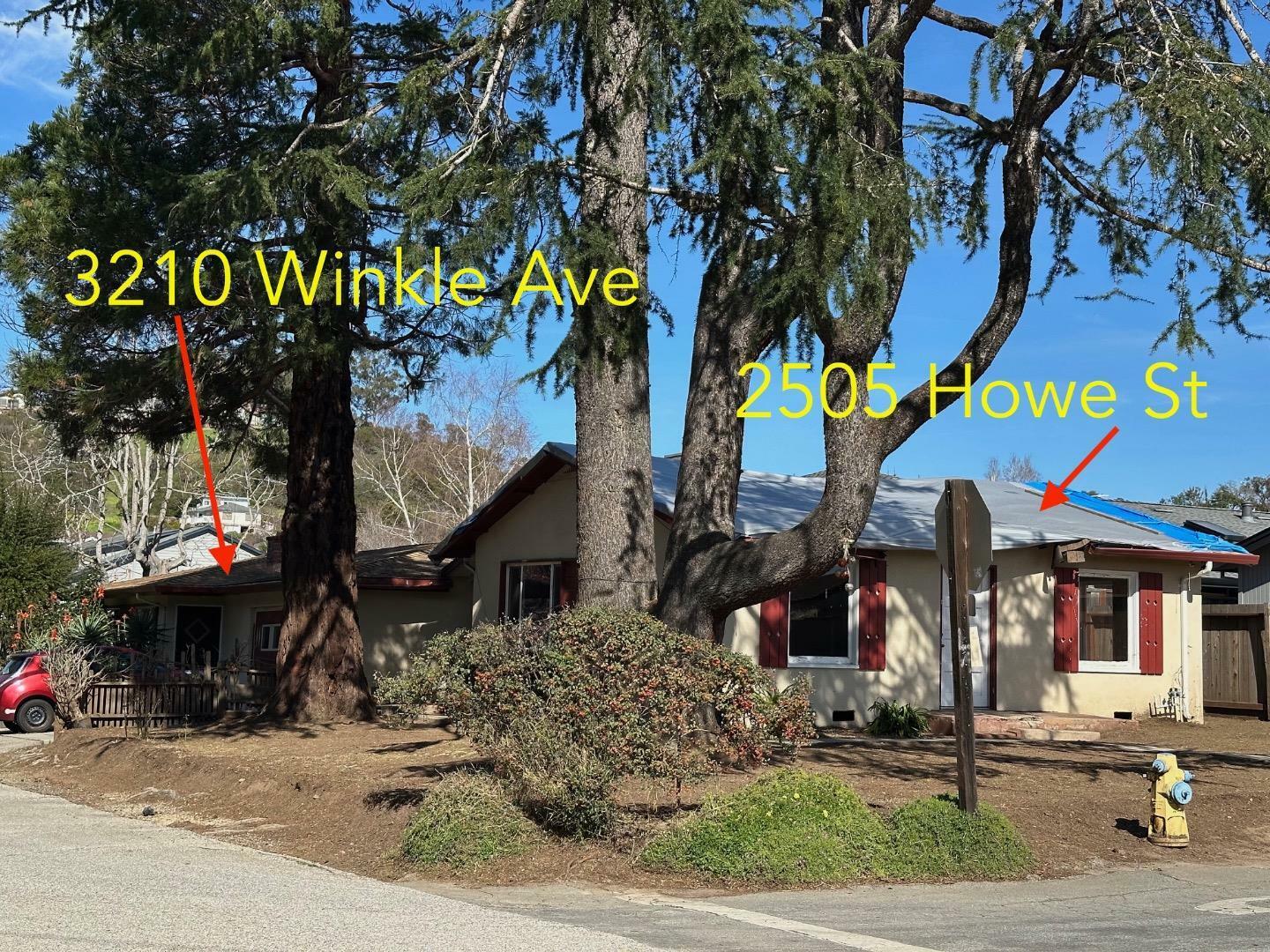 Property Photo: 2505 Howe Street CA 95065