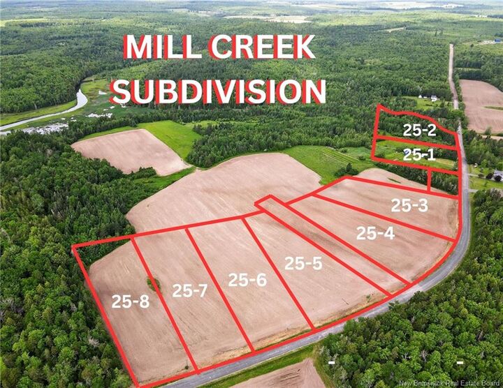 Property Photo:  Lot 25-7 Mill Creek Road  NB E4S 4H5 