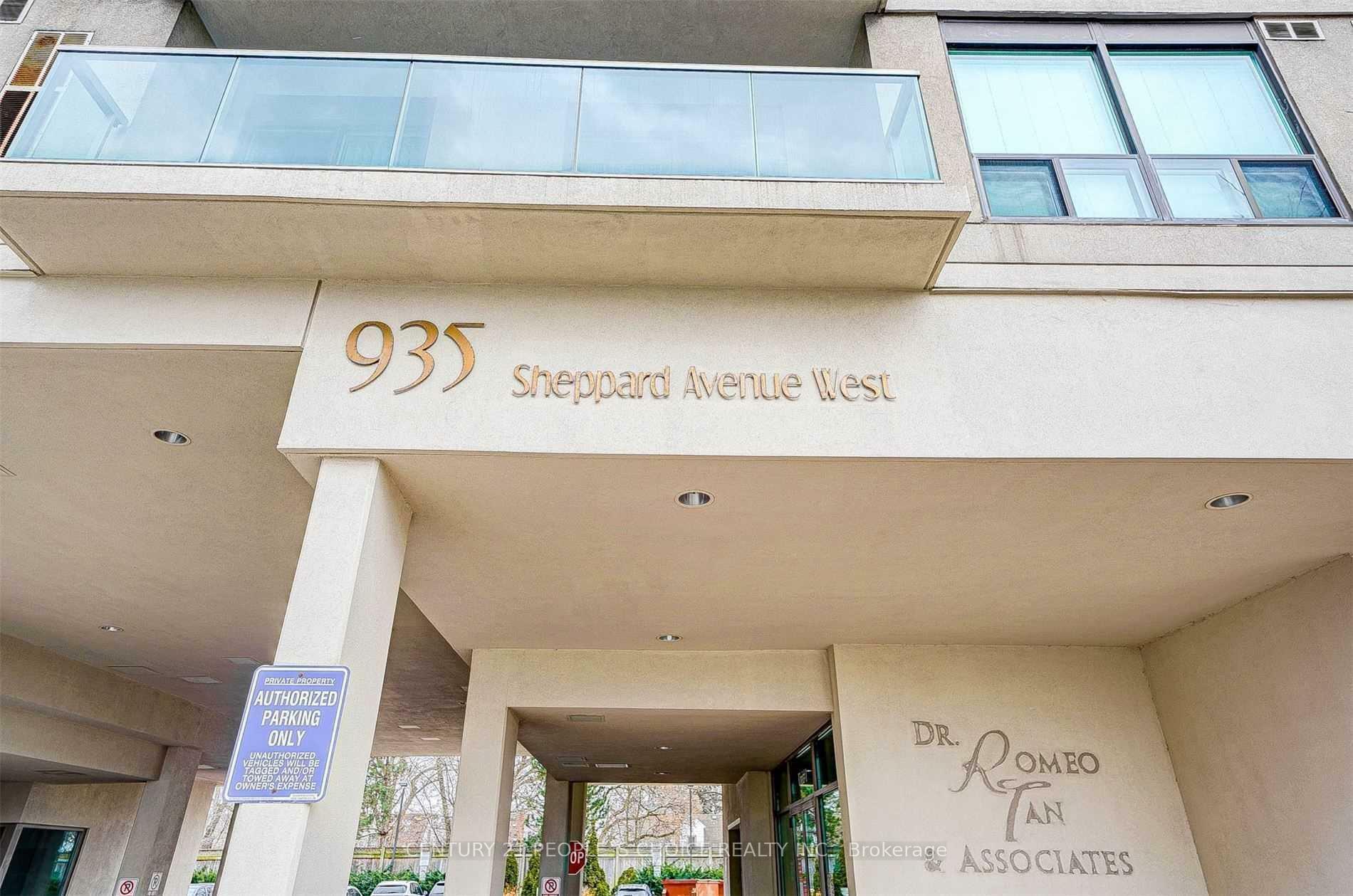 Property Photo: 935 Sheppard Avenue W 603 ON M3H 2T7