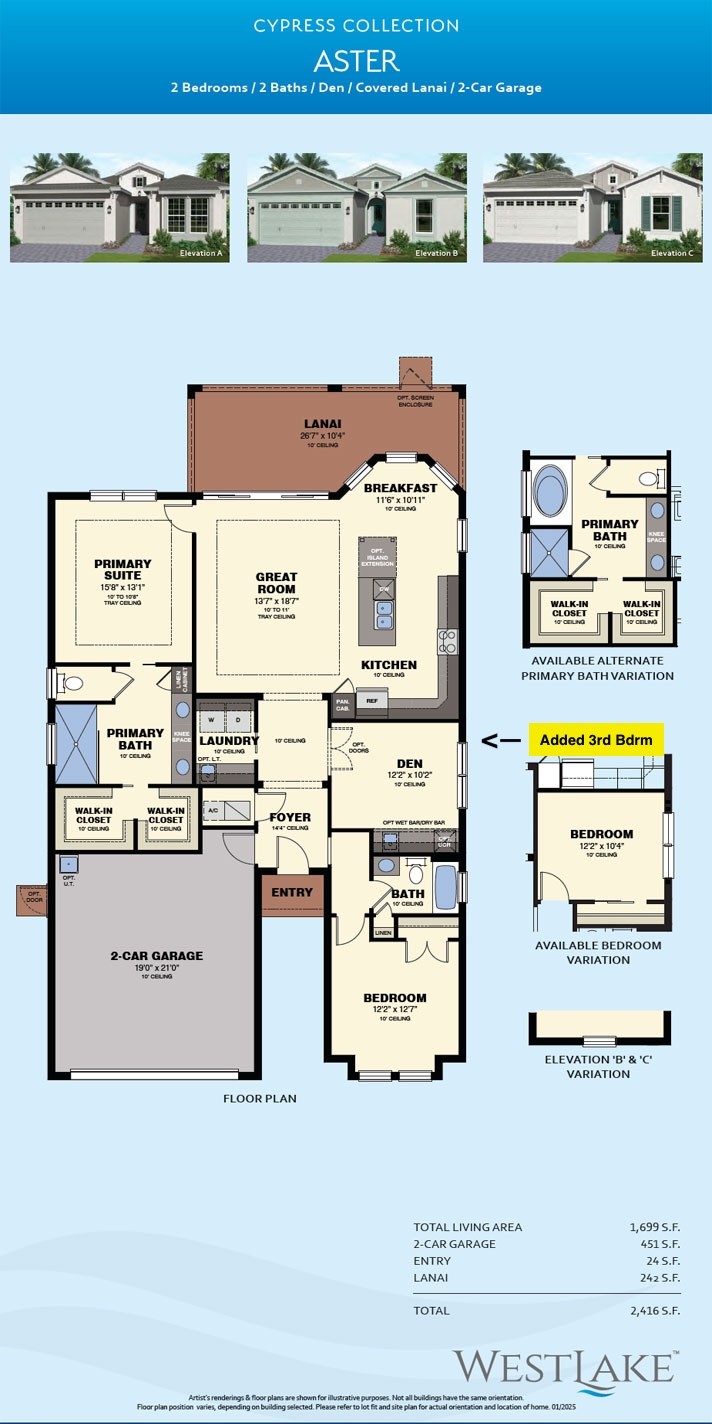 Property Photo: 15750 Goldfinch Circle FL 33470
