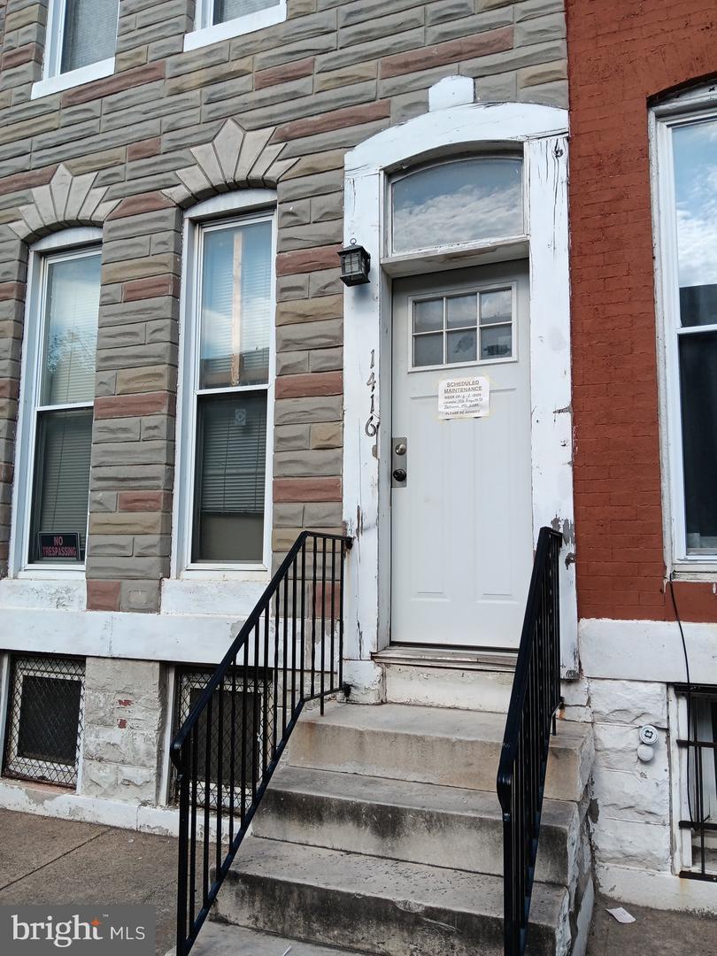 Property Photo: 1416 Aisquith Street MD 21202