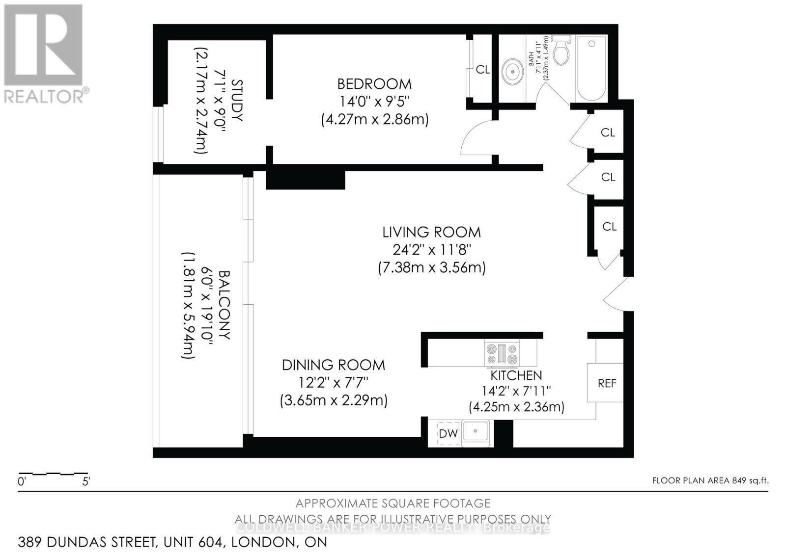 Photo de la propriété: 389 Dundas Street 604 ON N6B 3L5