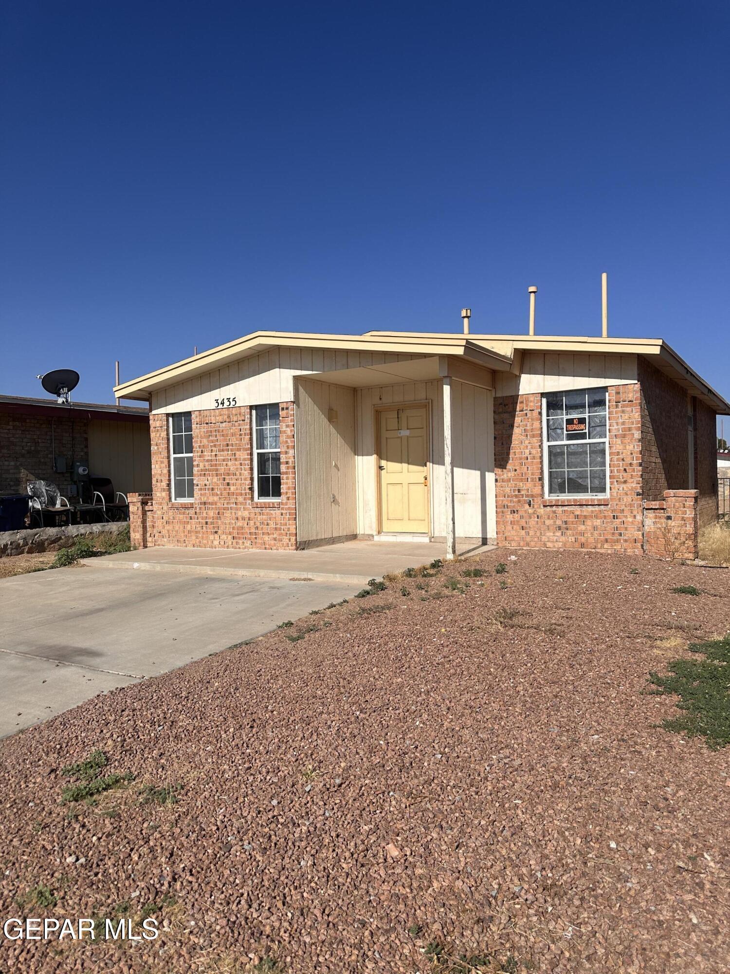 Property Photo: 3435 Chickasaw Drive TX 79936