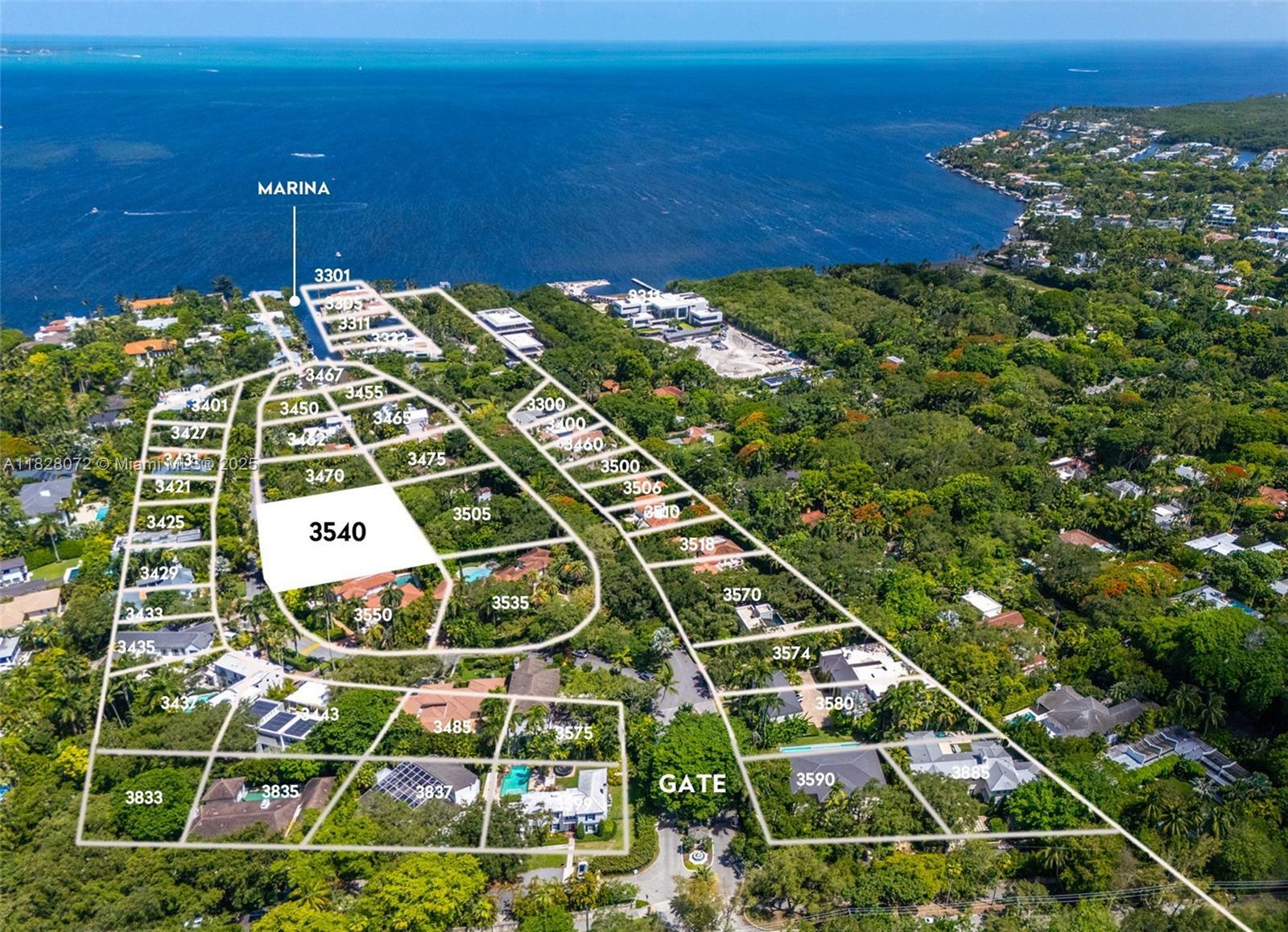 Property Photo: 3540 N Moorings Way FL 33133